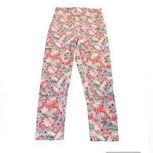 Lululemon Floral Capri Leggings